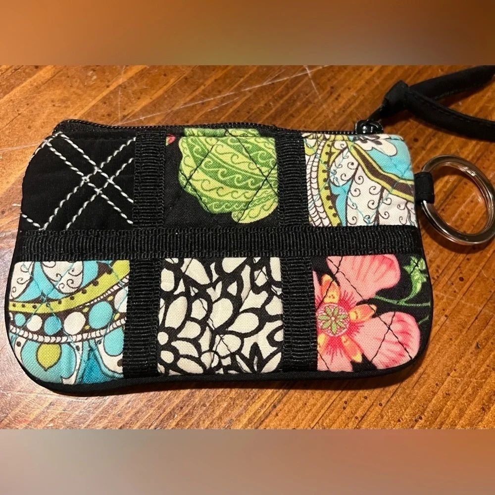 Vera Bradley Quilted Patchwork Mini Wallet Coin Purse / Card Holder EUC! - Picture 4 of 8